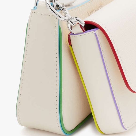 kate spade Handbags - Double Up Rainbow Trim Crossbody